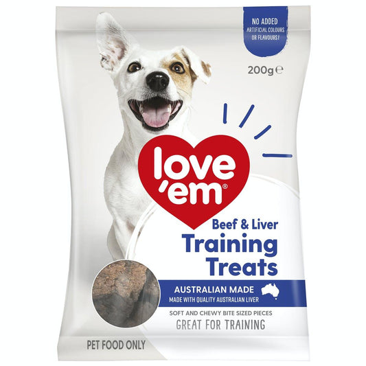 LOVE EM - Beef & Liver Mini Treats - DE Pet