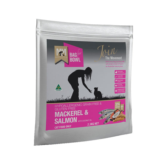 MEALS FOR MUTTS - Dry Cat Food Adult Grain Free Mackerel And Salmon - DE Pet
