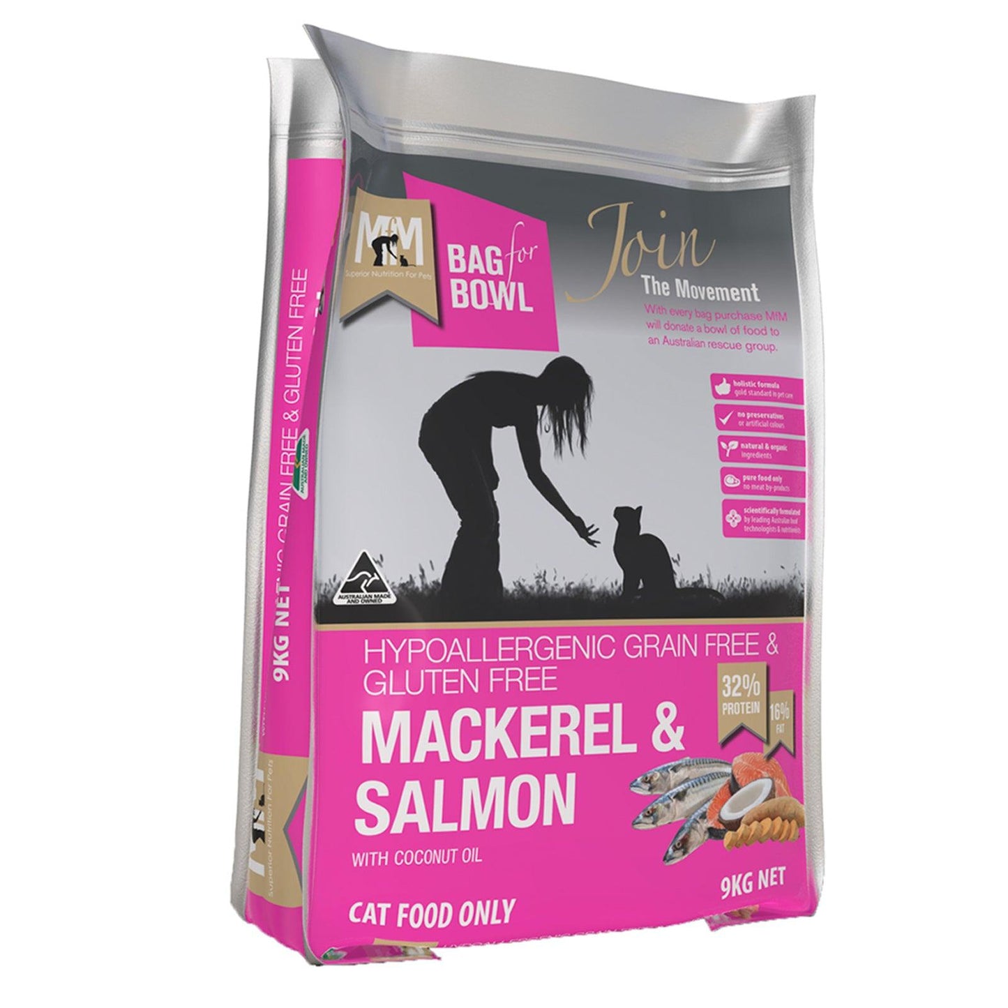 MEALS FOR MUTTS - Dry Cat Food Adult Grain Free Mackerel And Salmon - DE Pet