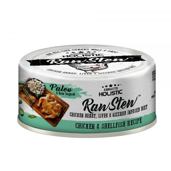 ABSOLUTE HOLISTIC - Raw Stew Chicken & Shell Fish 80G - DE Pet