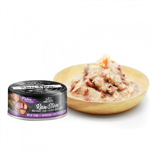 ABSOLUTE HOLISTIC - Raw Stew Tuna & Mountain Lobster 80G - DE Pet