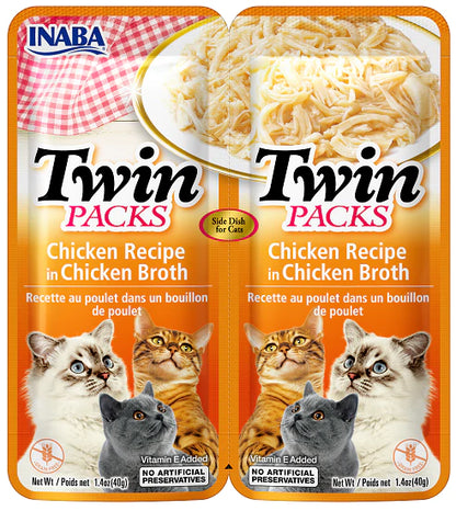 INABA - Twin Pack Chicken Recipe in Chicken Broth - DE Pet