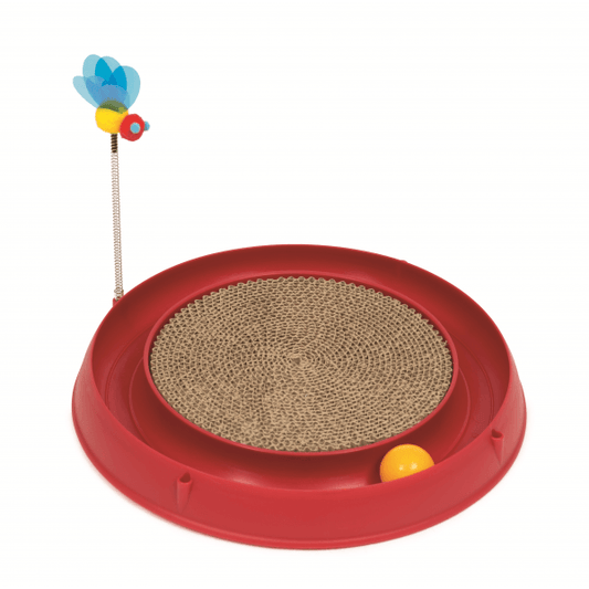 CATIT - Play 3 in 1 Circuit Ball Toy with Scratch Pad - DE Pet