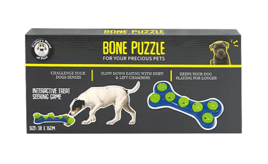 PUZZLE GAME FOR DOGS- BONE - DE Pet