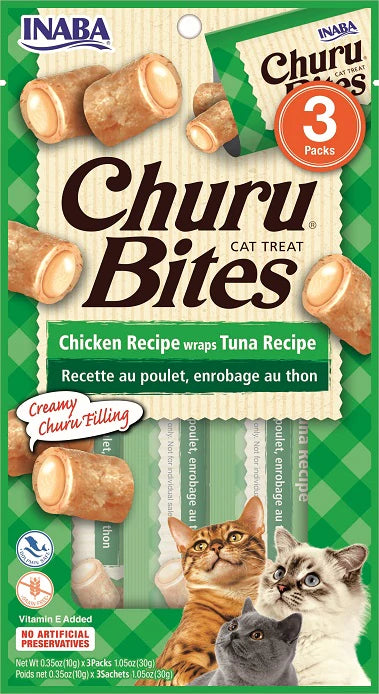 INABA - Churu Bites Chicken Wraps With Tuna - DE Pet