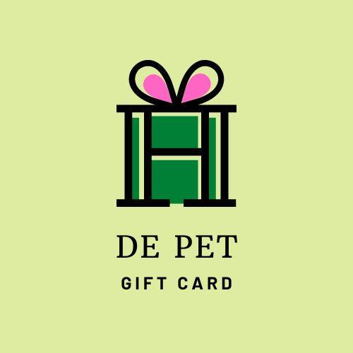 DE PET GIFT CARD - DE Pet