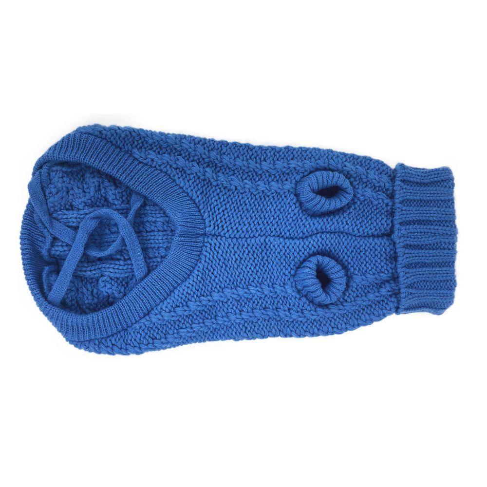 HUSKIMO - Jumper Frenchknit Indigo Blue - DE Pet
