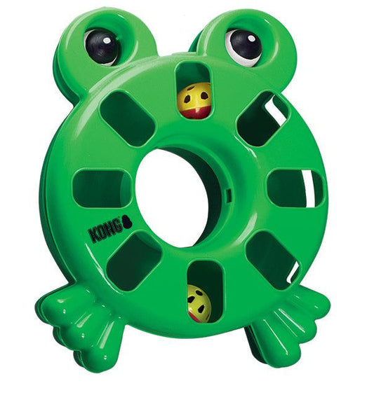 KONG - Cat Active Puzzle Toy Frog - DE Pet
