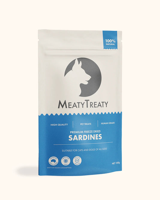 MEATY TREATY - Air Dried Whole Sardines - DE Pet
