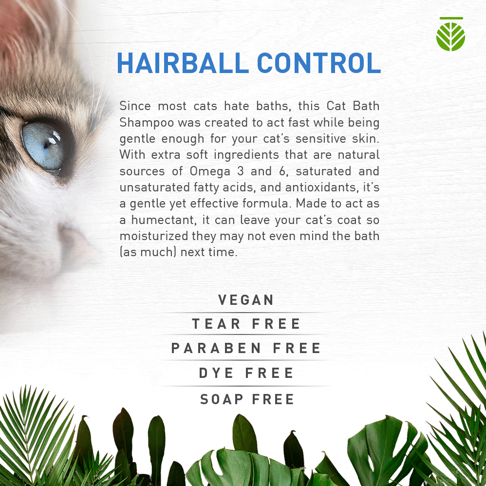 AMAZONIA - Cat Shampoo Hairball Control 500ml - DE Pet