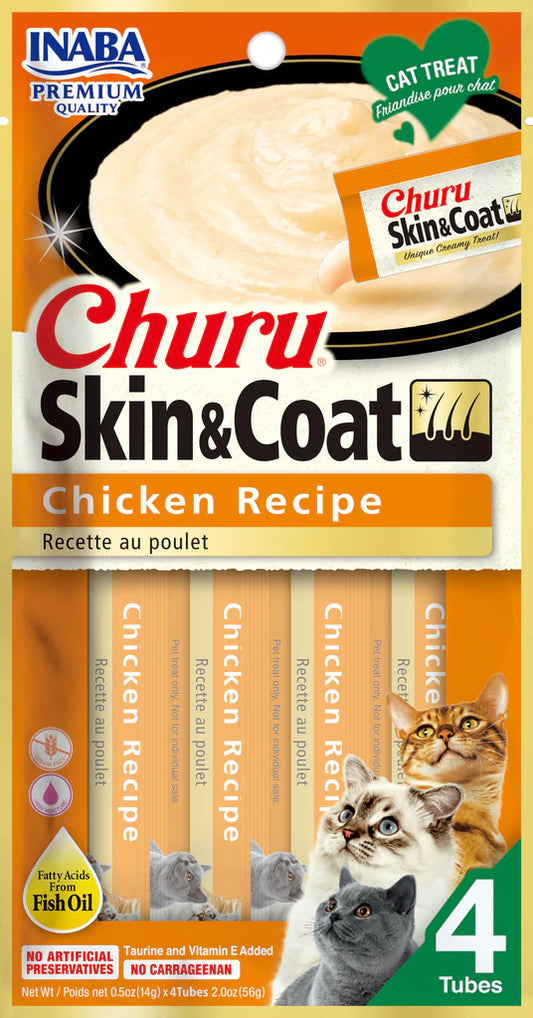 INABA - Churu Skin & Coat Chicken - DE Pet