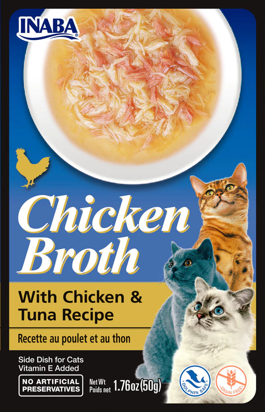 INABA - Chicken Broth With Chicken & Tuna - DE Pet