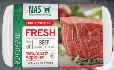 NATURAL ANIMAL SOLUTIONS - FreshRAW Beef for Cats 450g (Frozen) - DE Pet