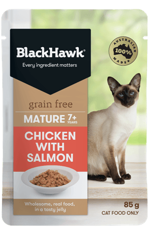 BLACKHAWK - Senior with Fish/Salmon 85g - DE Pet