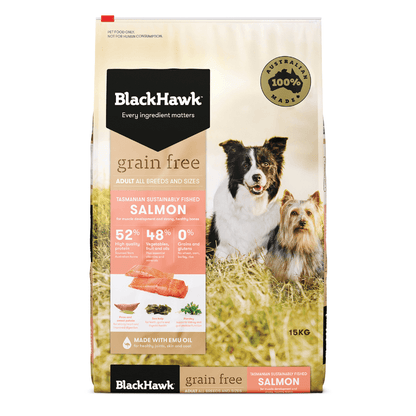BLACKHAWK Grain Free Salmon - DE Pet
