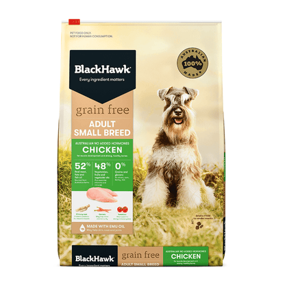 BLACKHAWK - Grain Free Small Breed Chicken - DE Pet
