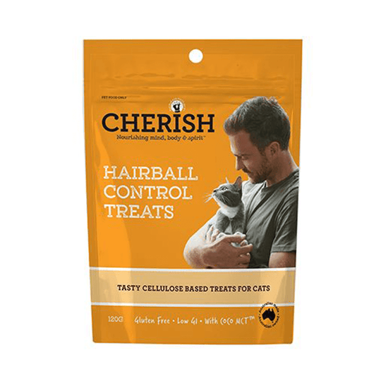 CHERISH - Cat Hairball Control Treat 120G - DE Pet