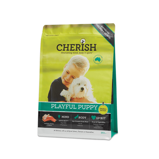 CHERISH - Playful Small Bites Dry Puppy Food - DE Pet