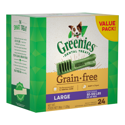 GREENIES - Dog Treat Grain Free Value Large 1kg