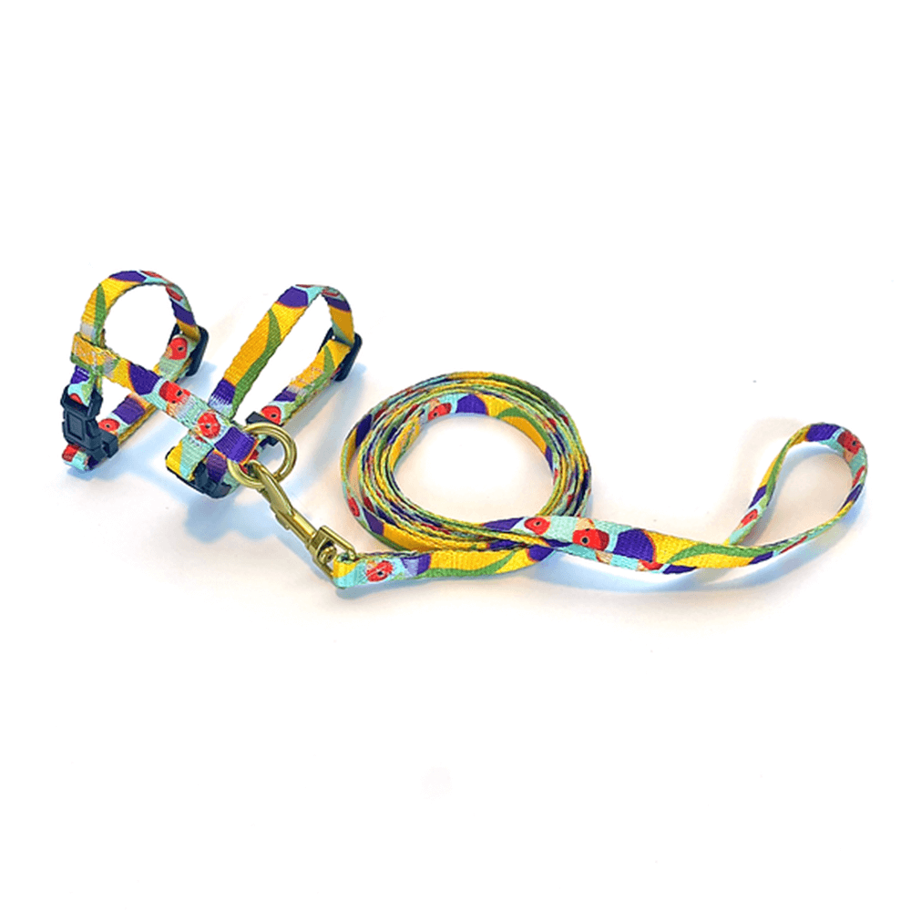 ANIPAL - GiGi The Gouldian Finch Cat Harness And Lead