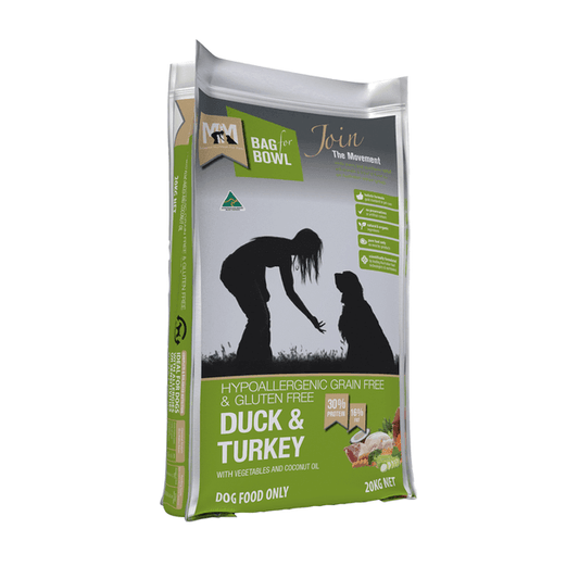 MEALS FOR MUTTS - Grain Free Dry Dog Food Adult Duck And Turkey - DE Pet