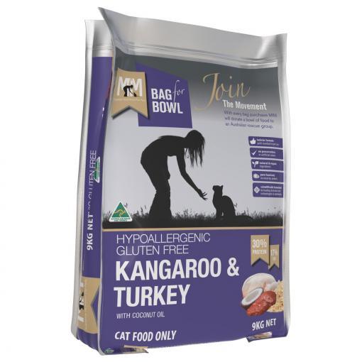 MEALS FOR MUTTS - Dry Cat Food Adult Gluten Free Kangaroo And Turkey - DE Pet
