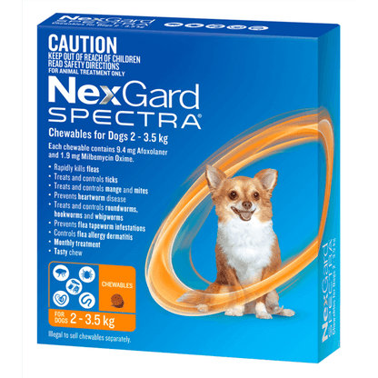 NEXGARD SPECTRA For Dogs 2-3.5KG 3S - DE Pet