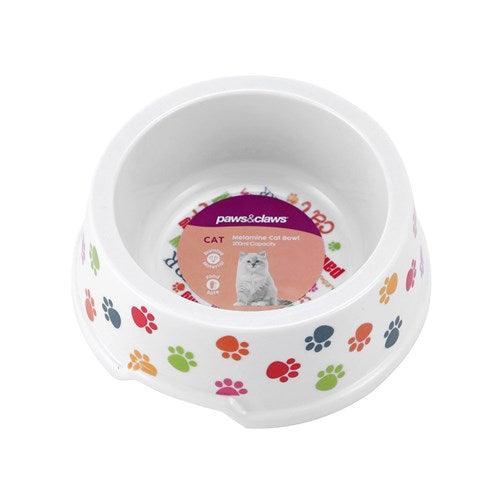 PRINTED MELAMINE CAT BOWL - DE Pet