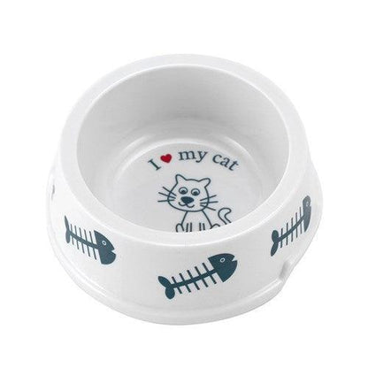 PRINTED MELAMINE CAT BOWL - DE Pet