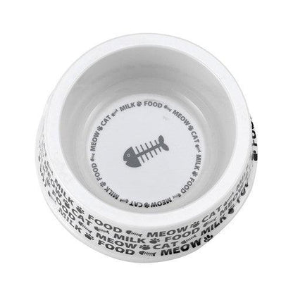 PRINTED MELAMINE CAT BOWL - DE Pet