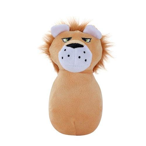 PLUSH SQUEAKY ANIMAL HEAD - DE Pet