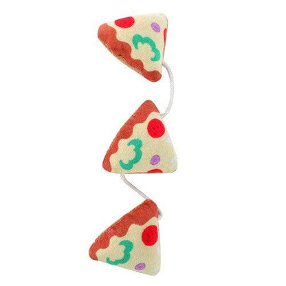 PLUSH PIZZA DANGLER WITH CRINKLE & CATNIP - DE Pet