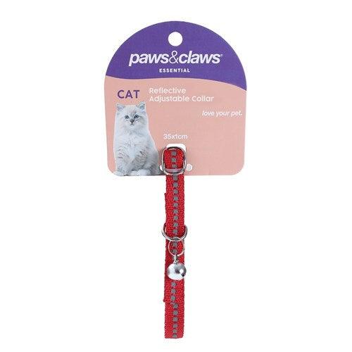 REFLECTIVE CAT COLLAR NYLON WITH BELL - DE Pet