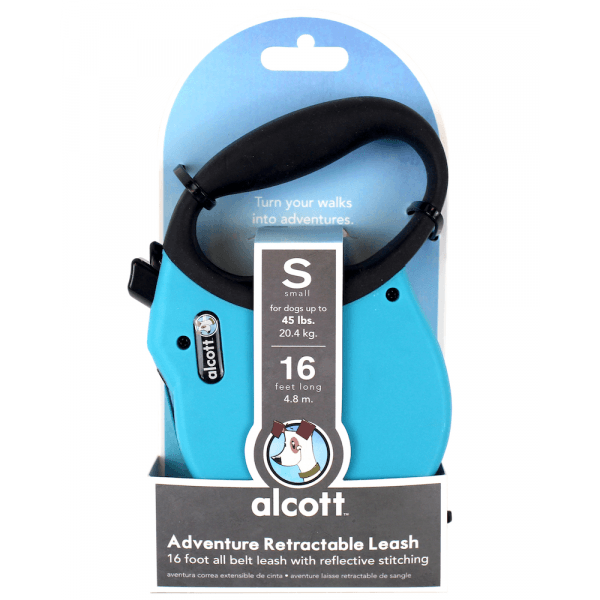 ALCOTT - Adventure Retractable Leash Blue 4.8M - DE Pet