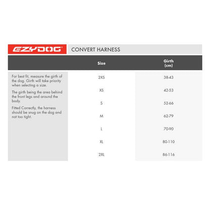 EZYDOG - Convert Harness (Burgundy) - DE Pet