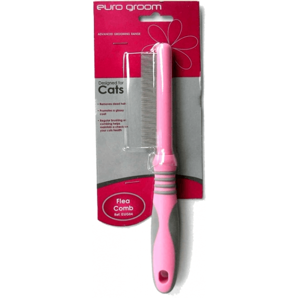 EURO GROOM - Cat Flea Comb 90 Teeth - DE Pet