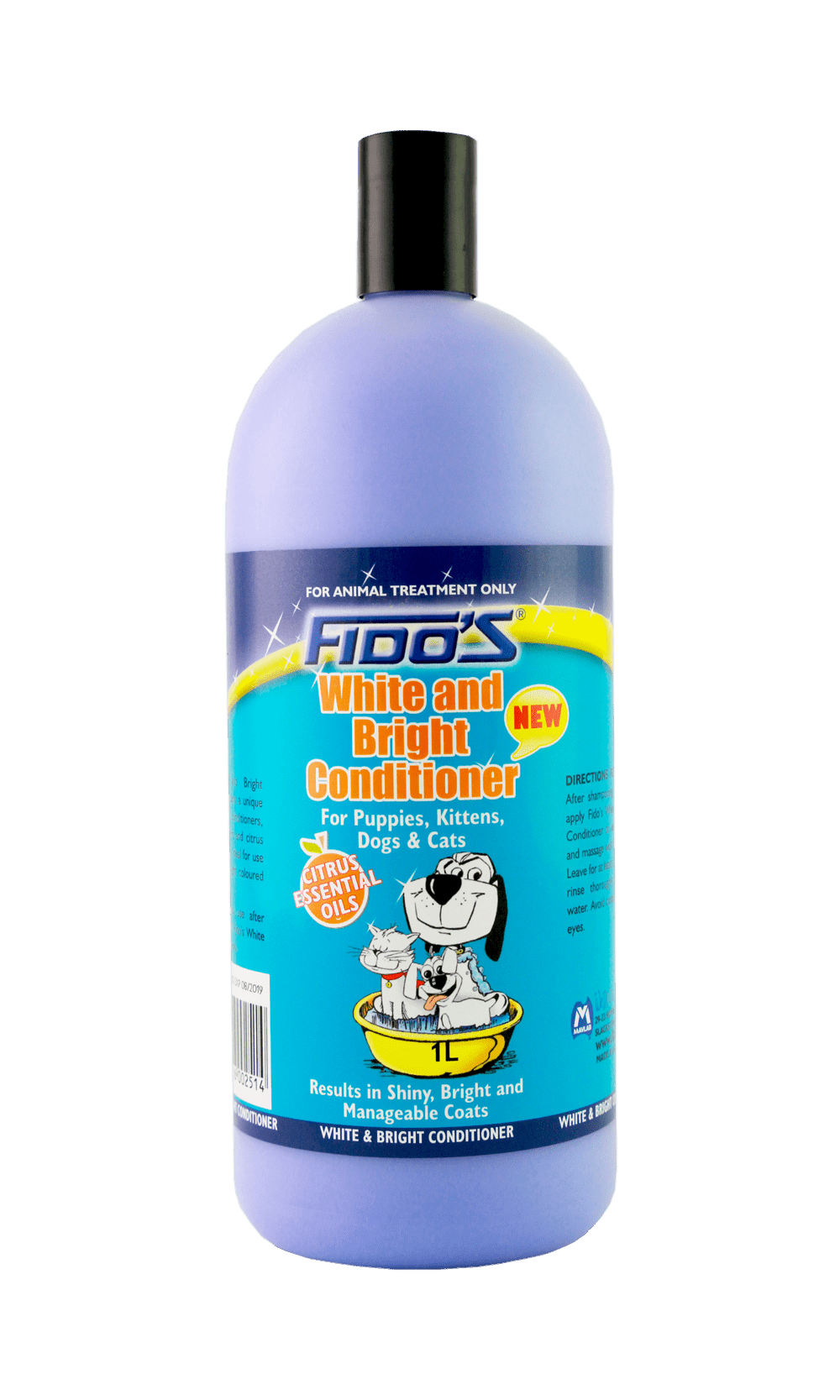 FIDOS - White Bright Conditioner 250ml - DE Pet