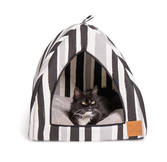 MOG AND BONE - Igloo Pebble Brush Black - DE Pet