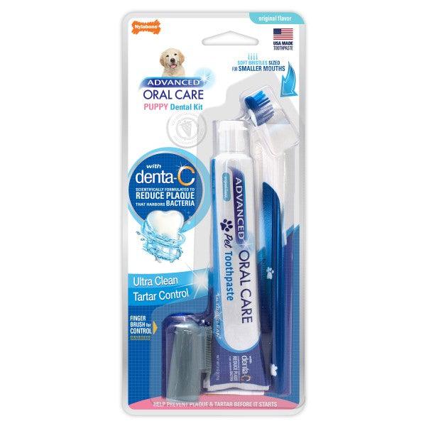 NYLABONE - Advanced Oral Care Puppy Dental Kit - DE Pet