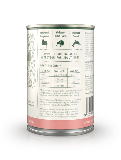 ZEALANDIA - Salmon Pate Dog (385g) - DE Pet