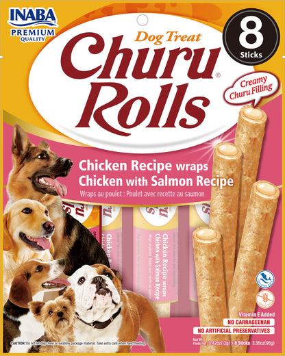 INABA - Churu Rolls Chicken with Salmon - DE Pet