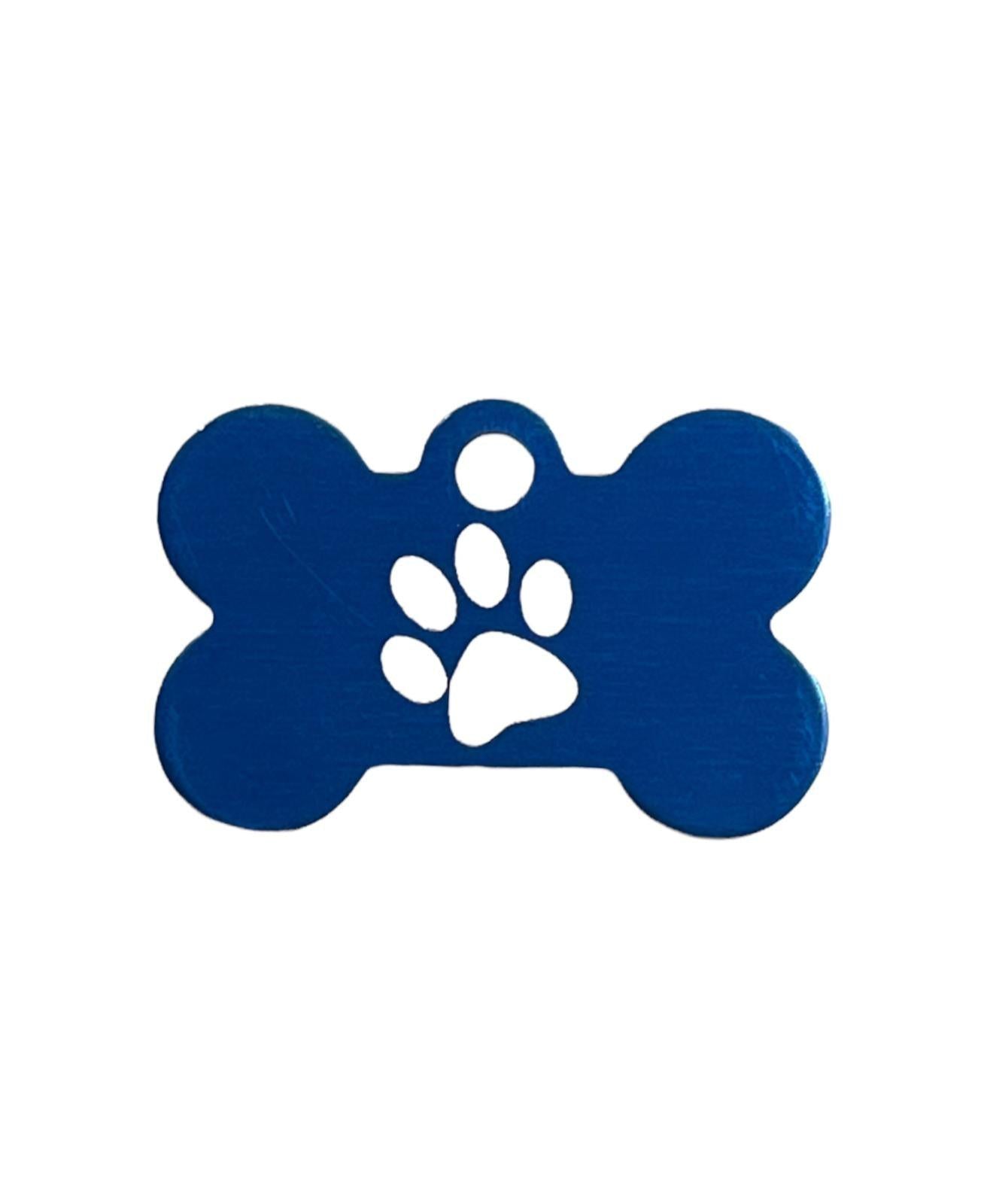 BLUE BONE PRINTED PAWS - DE Pet