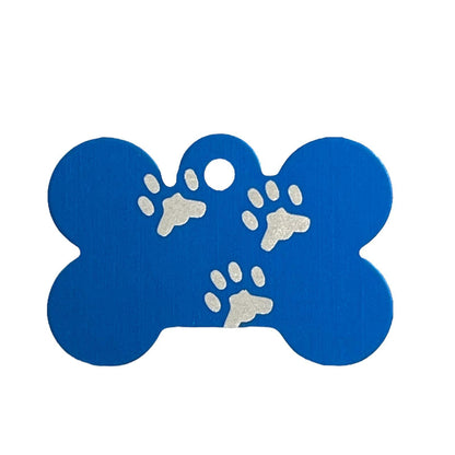 BLUE BONE PRINTED PAWS - DE Pet