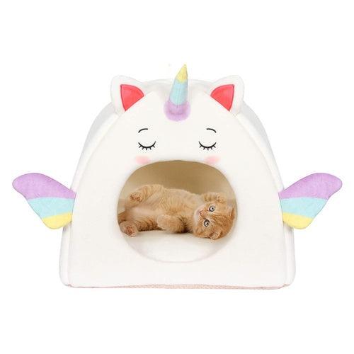 ALL FUR YOU - Unicorn Cat Cave White - DE Pet