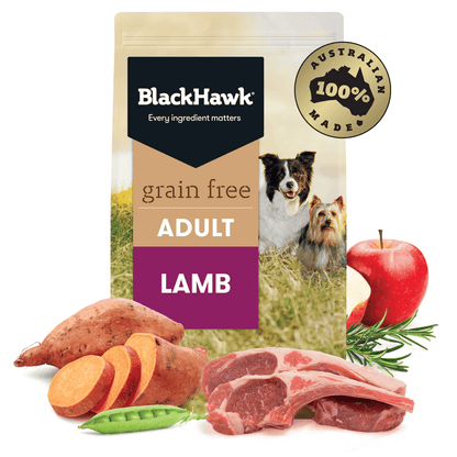 BLACKHAWK - Grain Free Dry Dog Food Adult Lamb - DE Pet