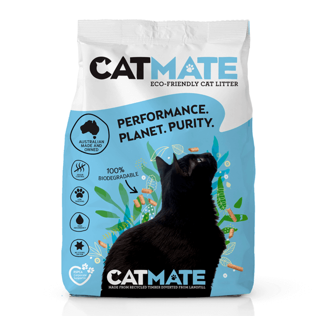 CATMATE - Wood Pellet Cat Litter - DE Pet