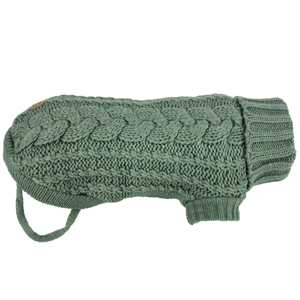 HUSKIMO - Jumper Frenchknit Eucalyptus - DE Pet