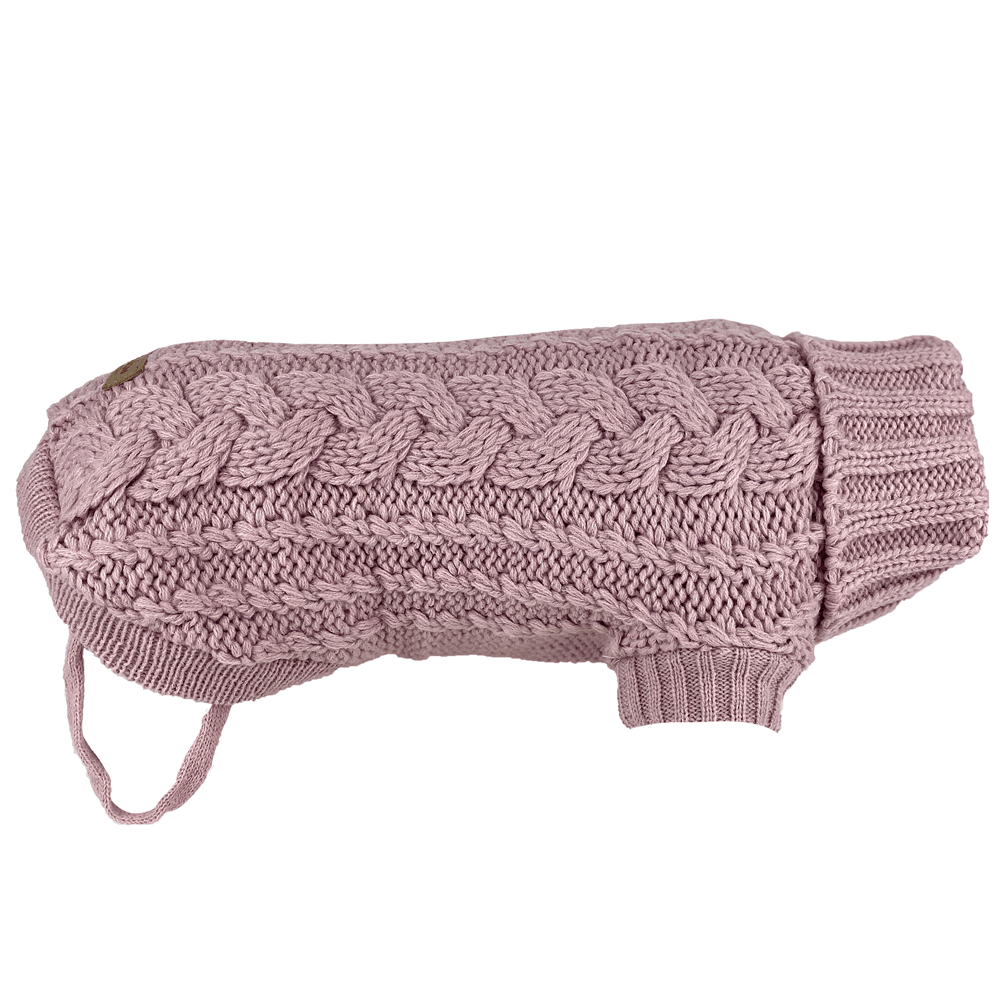 HUSKIMO - Jumper Frenchknit Rose Pink - DE Pet