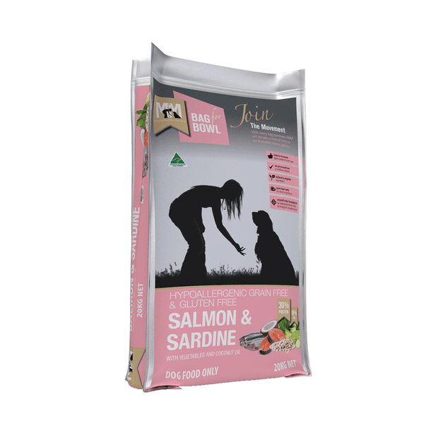 MEALS FOR MUTTS - Grain Free Dry Dog Food Adult Salmon And Sardine - DE Pet