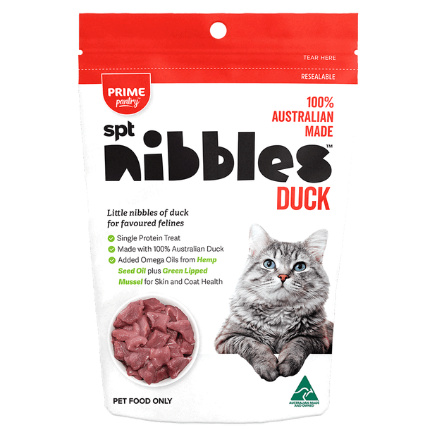 PRIME100 - Prime Pantry Nibbles Duck 40g - DE Pet